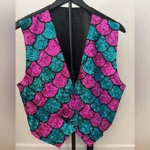 Fun vintage vest for the holiday season!